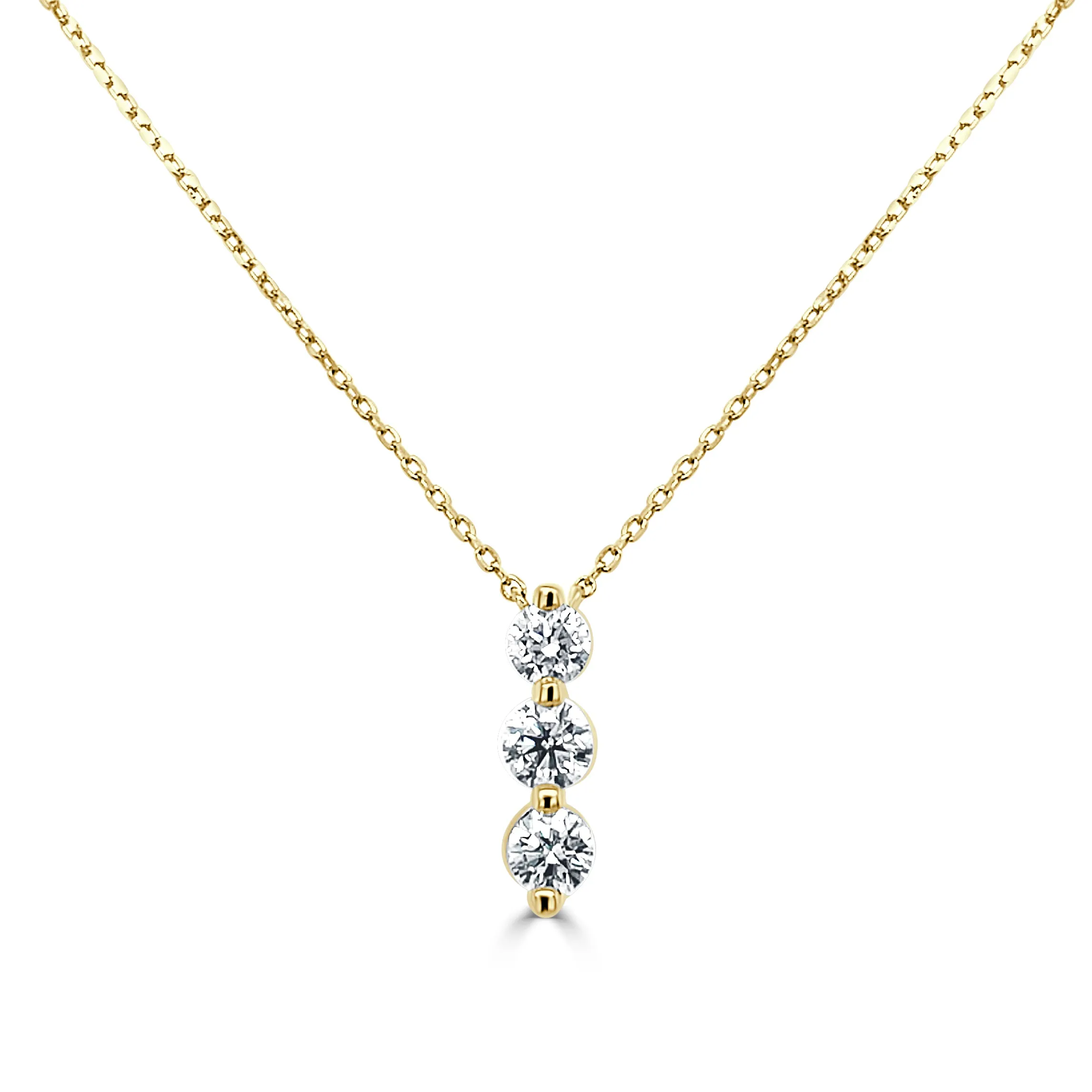 14k Gold & Diamond Necklace - 0.61ct