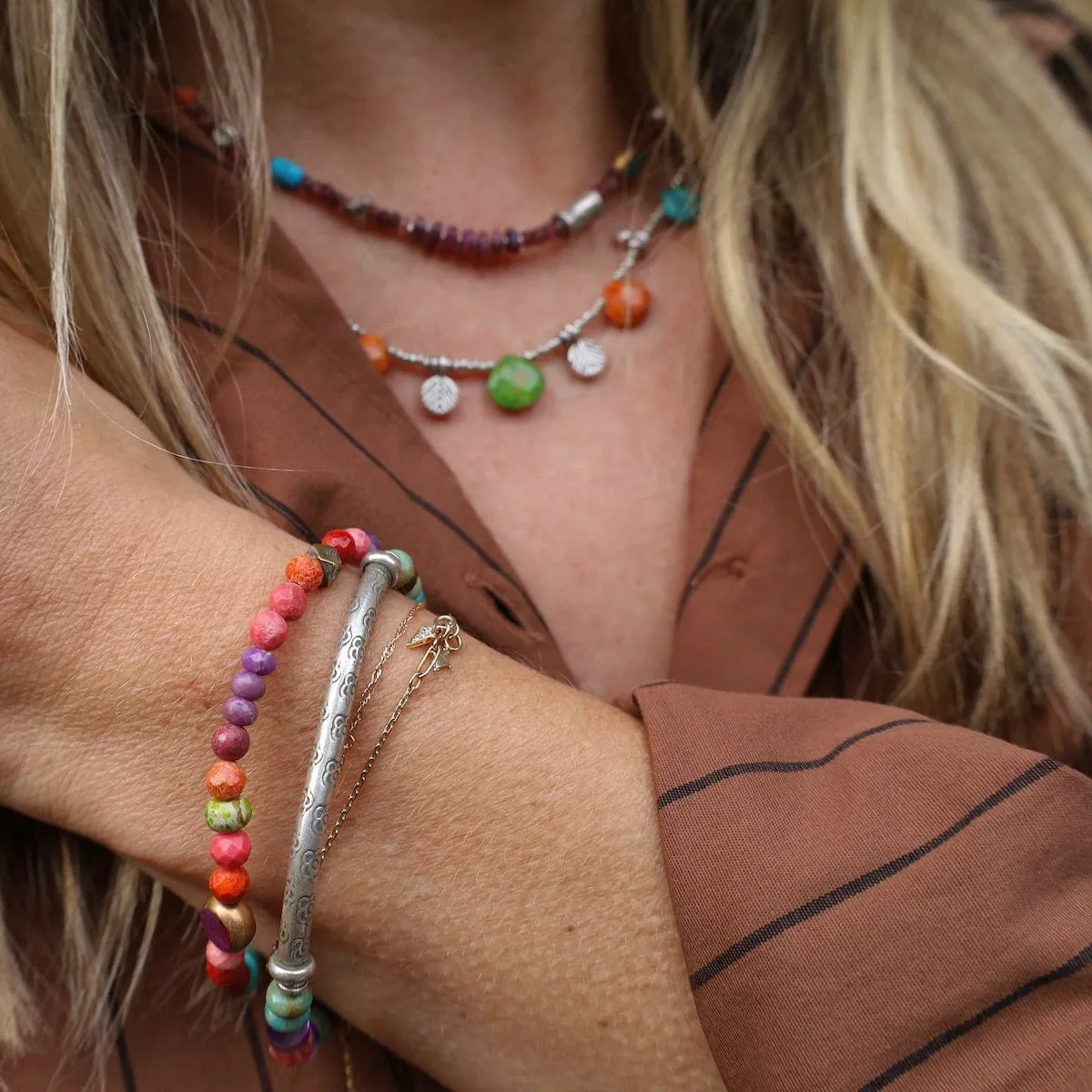 Briolette Beaded Necklace