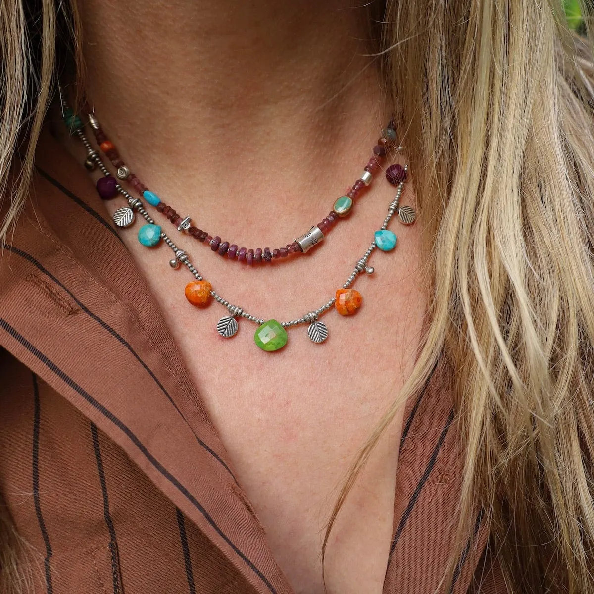 Briolette Beaded Necklace