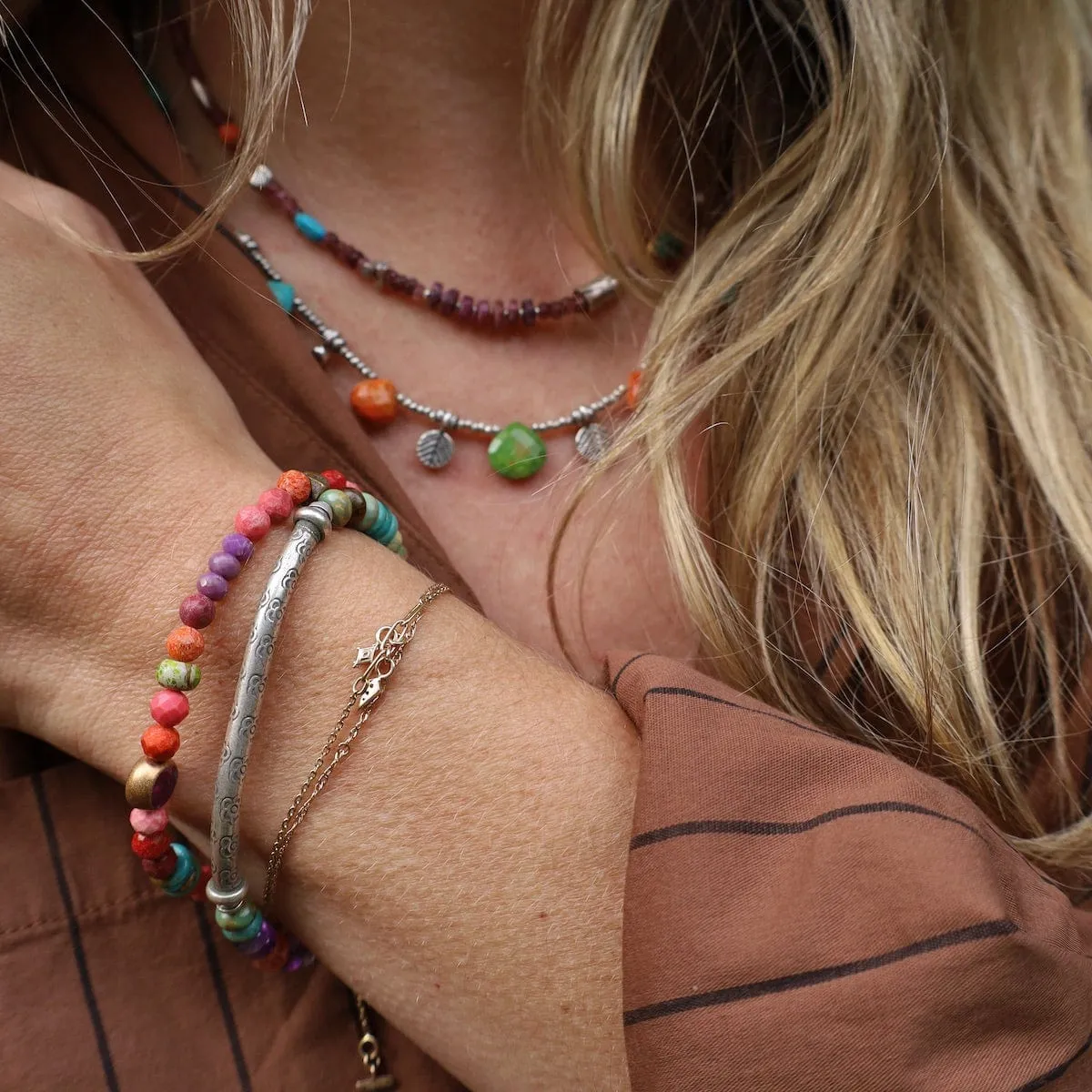 Briolette Beaded Necklace