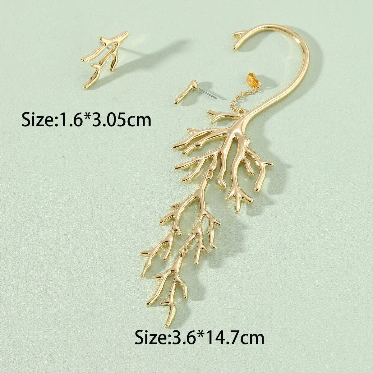 Coral Bohemian Ear Hook
