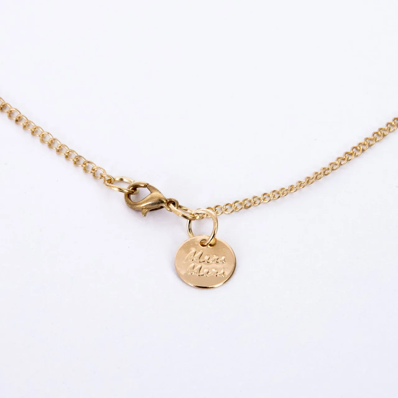 Enamel Moon & Sun Necklace