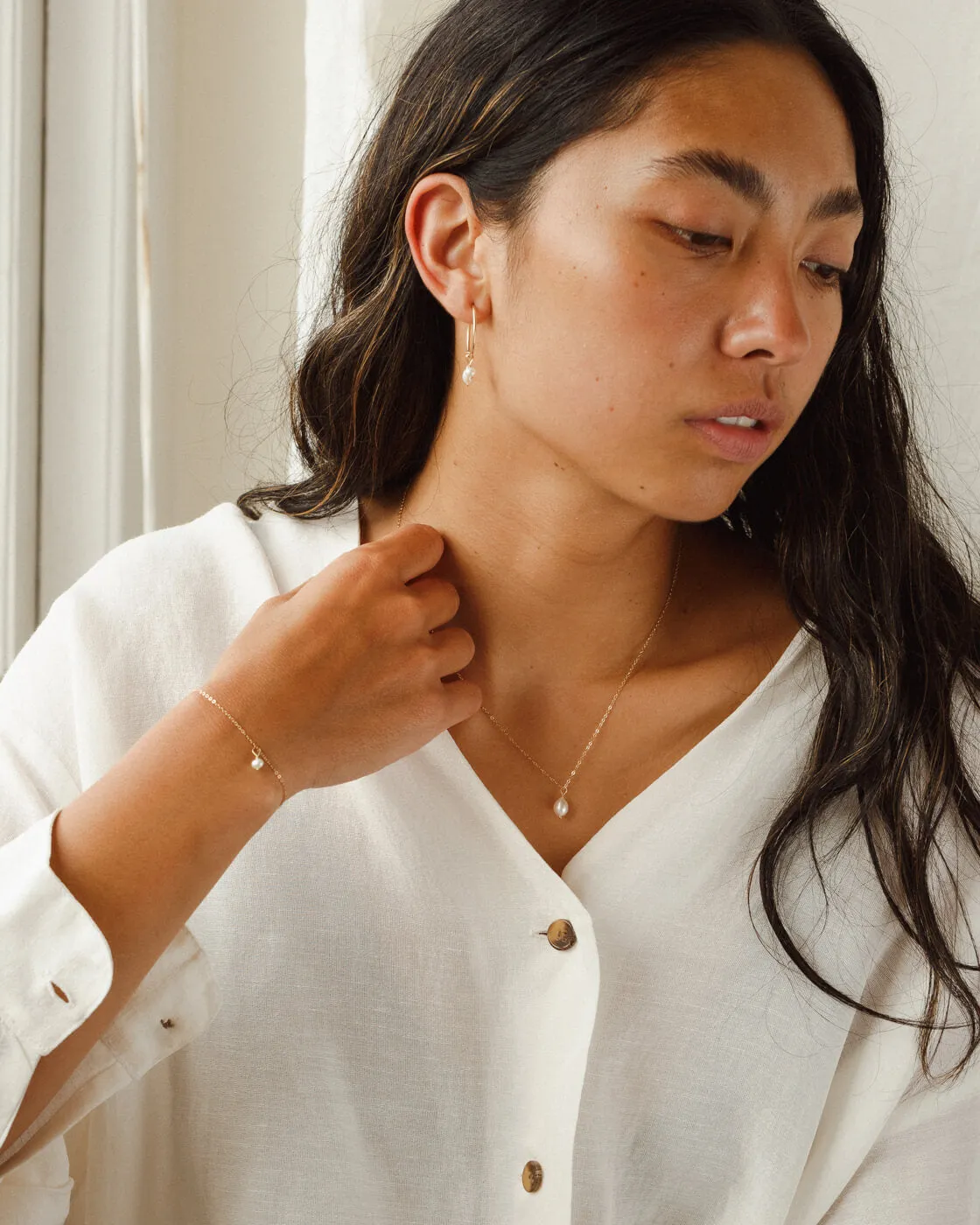 Mae Pearl Charm Necklace Kit