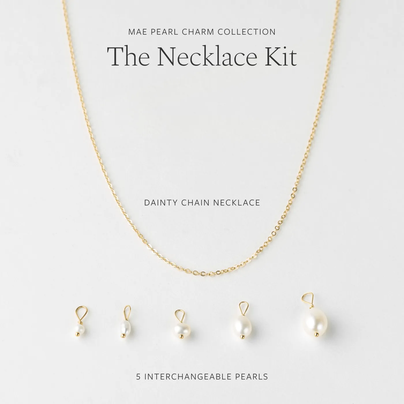 Mae Pearl Charm Necklace Kit