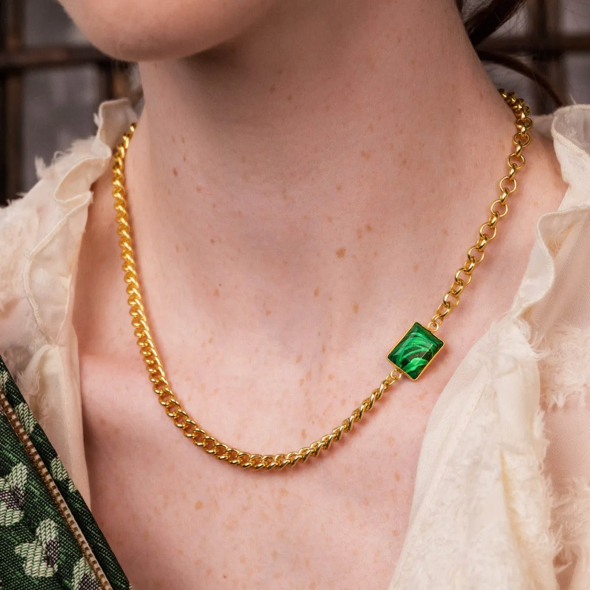 Melody  Malachite Necklace