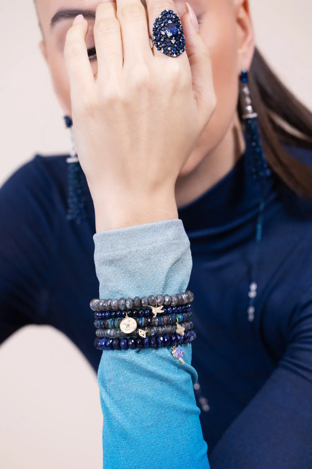 Mini Moroccan Opal Charm Bracelet