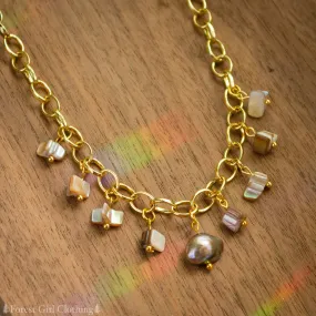 Mother of Pearl Drop Necklace