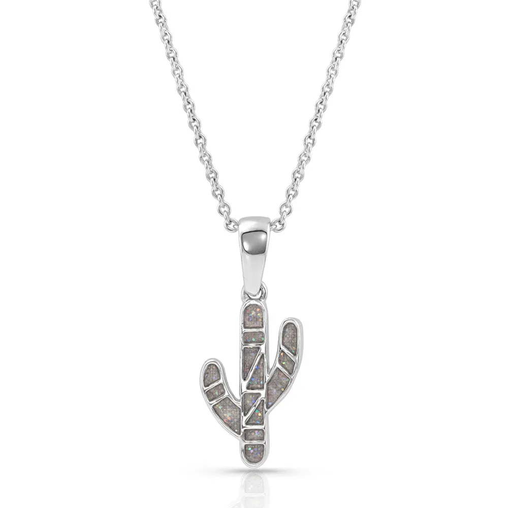 nc4727 Two Sides To Every Cactus Necklace by Montana Silversmiths
