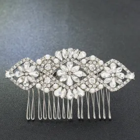 Rhinestone Crystal Wedding Bridal Hair Comb Accessories GT4391