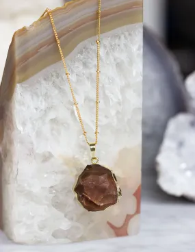 ROUND JASPER PENDANT- 0320