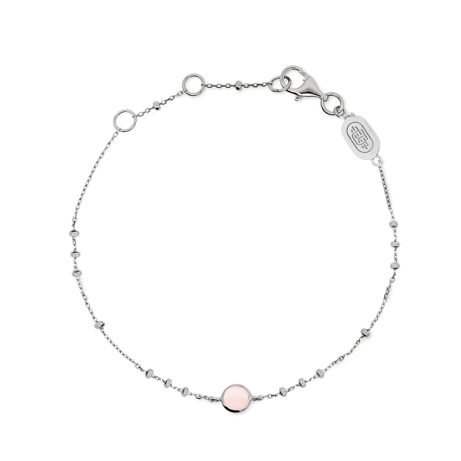 Silver Birthstone Bracelet