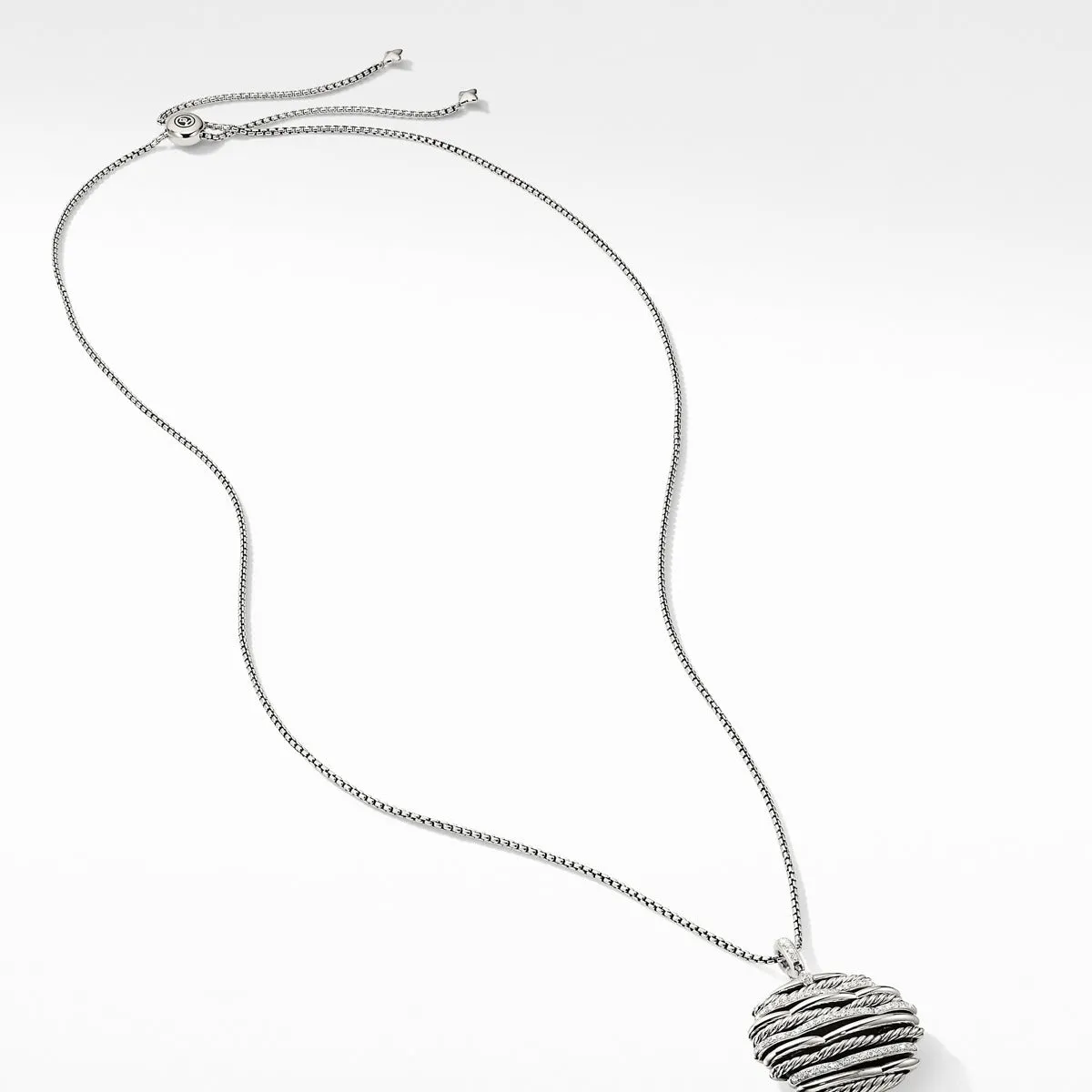 Tides Pendant Necklace with Diamonds